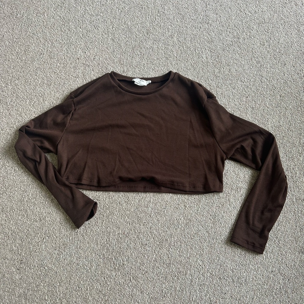 Urban outfitters brown long sleeve